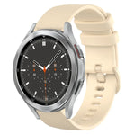 20mm Plaid Solid Color Silicone Watch Band, For Samsung Galaxy Watch4 44mm, For Samsung Galaxy Watch4 Classic 46mm, For Samsung Galaxy Watch4 Classic 42mm, For Samsung Galaxy Watch Active 2
