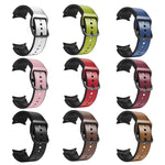 20mm 矽膠黏合皮革錶帶，適用於 Samsung Galaxy Watch 5 40mm，Samsung Galaxy Watch 5 44mm，Samsung Galaxy Watch 5 Pro 45mm，Samsung Galaxy Watch 4 40mm，Samsung Galaxy Watch 4 44mm