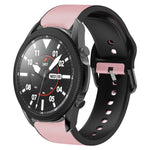 20mm 矽膠黏合皮革錶帶，適用於 Samsung Galaxy Watch 5 40mm，Samsung Galaxy Watch 5 44mm，Samsung Galaxy Watch 5 Pro 45mm，Samsung Galaxy Watch 4 40mm，Samsung Galaxy Watch 4 44mm