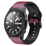 20mm 矽膠黏合皮革錶帶，適用於 Samsung Galaxy Watch 5 40mm，Samsung Galaxy Watch 5 44mm，Samsung Galaxy Watch 5 Pro 45mm，Samsung Galaxy Watch 4 40mm，Samsung Galaxy Watch 4 44mm