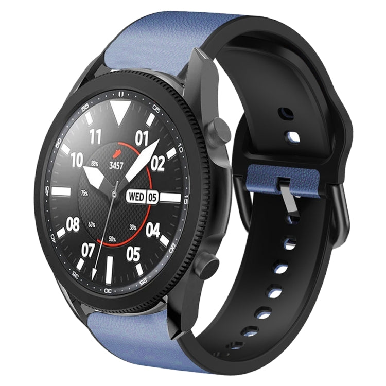 20mm 矽膠黏合皮革錶帶，適用於 Samsung Galaxy Watch 5 40mm，Samsung Galaxy Watch 5 44mm，Samsung Galaxy Watch 5 Pro 45mm，Samsung Galaxy Watch 4 40mm，Samsung Galaxy Watch 4 44mm