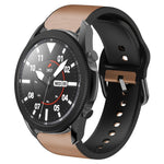 20mm 矽膠黏合皮革錶帶，適用於 Samsung Galaxy Watch 5 40mm，Samsung Galaxy Watch 5 44mm，Samsung Galaxy Watch 5 Pro 45mm，Samsung Galaxy Watch 4 40mm，Samsung Galaxy Watch 4 44mm