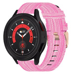 20mm 尼龍編織錶帶，適用於 Samsung Galaxy Watch5 40mm，Samsung Galaxy Watch5 44mm，Samsung Galaxy Watch5 Pro 45mm，Samsung Galaxy Watch4 40mm，Samsung Galaxy Watch4 44mm，Samsung Galaxy Watch4 Classic 46mm