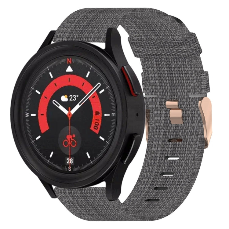 20mm 尼龍編織錶帶，適用於 Samsung Galaxy Watch5 40mm，Samsung Galaxy Watch5 44mm，Samsung Galaxy Watch5 Pro 45mm，Samsung Galaxy Watch4 40mm，Samsung Galaxy Watch4 44mm，Samsung Galaxy Watch4 Classic 46mm