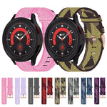 20mm 尼龍編織錶帶，適用於 Samsung Galaxy Watch5 40mm，Samsung Galaxy Watch5 44mm，Samsung Galaxy Watch5 Pro 45mm，Samsung Galaxy Watch4 40mm，Samsung Galaxy Watch4 44mm，Samsung Galaxy Watch4 Classic 46mm