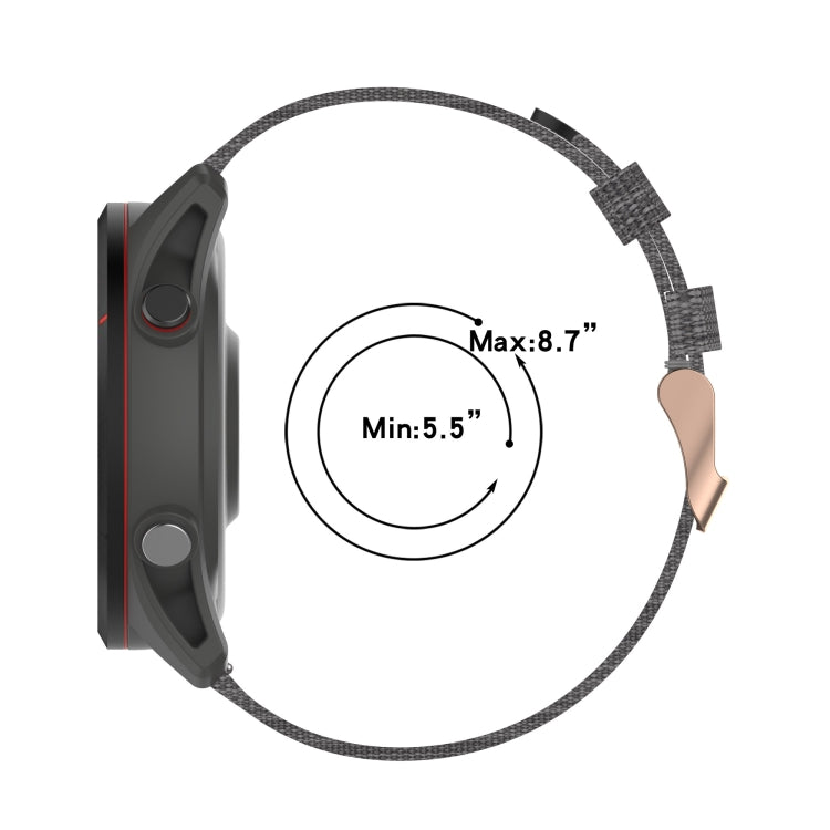 20mm 尼龍編織錶帶，適用於 Samsung Galaxy Watch5 40mm，Samsung Galaxy Watch5 44mm，Samsung Galaxy Watch5 Pro 45mm，Samsung Galaxy Watch4 40mm，Samsung Galaxy Watch4 44mm，Samsung Galaxy Watch4 Classic 46mm