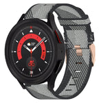 20mm 尼龍編織錶帶，適用於 Samsung Galaxy Watch5 40mm，Samsung Galaxy Watch5 44mm，Samsung Galaxy Watch5 Pro 45mm，Samsung Galaxy Watch4 40mm，Samsung Galaxy Watch4 44mm，Samsung Galaxy Watch4 Classic 46mm