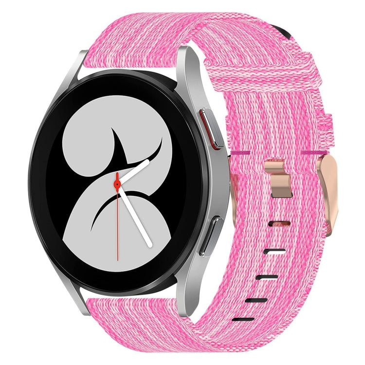20mm 尼龍編織錶帶，適用於 Samsung Galaxy Watch5 40mm，Samsung Galaxy Watch5 44mm，Samsung Galaxy Watch5 Pro 45mm，Samsung Galaxy Watch4 40mm，Samsung Galaxy Watch4 44mm，Samsung Galaxy Watch4 Classic 46mm