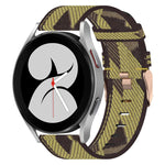 20mm 尼龍編織錶帶，適用於 Samsung Galaxy Watch5 40mm，Samsung Galaxy Watch5 44mm，Samsung Galaxy Watch5 Pro 45mm，Samsung Galaxy Watch4 40mm，Samsung Galaxy Watch4 44mm，Samsung Galaxy Watch4 Classic 46mm