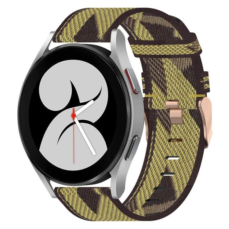 20mm 尼龍編織錶帶，適用於 Samsung Galaxy Watch5 40mm，Samsung Galaxy Watch5 44mm，Samsung Galaxy Watch5 Pro 45mm，Samsung Galaxy Watch4 40mm，Samsung Galaxy Watch4 44mm，Samsung Galaxy Watch4 Classic 46mm