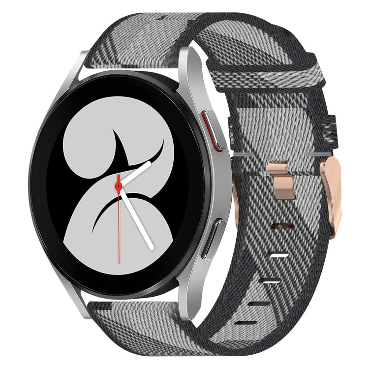 20mm 尼龍編織錶帶，適用於 Samsung Galaxy Watch5 40mm，Samsung Galaxy Watch5 44mm，Samsung Galaxy Watch5 Pro 45mm，Samsung Galaxy Watch4 40mm，Samsung Galaxy Watch4 44mm，Samsung Galaxy Watch4 Classic 46mm