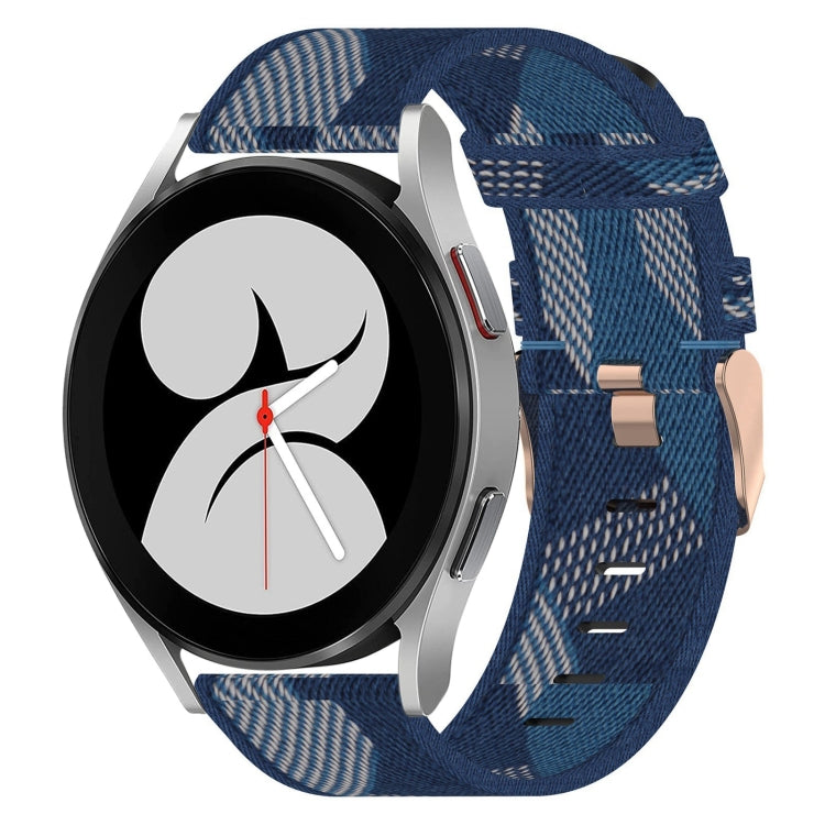 20mm 尼龍編織錶帶，適用於 Samsung Galaxy Watch5 40mm，Samsung Galaxy Watch5 44mm，Samsung Galaxy Watch5 Pro 45mm，Samsung Galaxy Watch4 40mm，Samsung Galaxy Watch4 44mm，Samsung Galaxy Watch4 Classic 46mm
