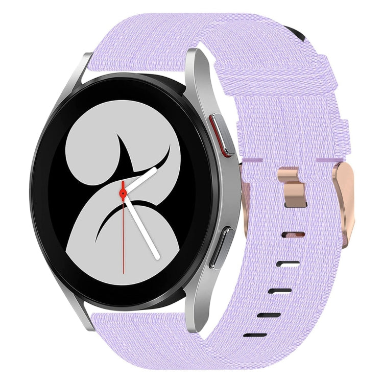 20mm 尼龍編織錶帶，適用於 Samsung Galaxy Watch5 40mm，Samsung Galaxy Watch5 44mm，Samsung Galaxy Watch5 Pro 45mm，Samsung Galaxy Watch4 40mm，Samsung Galaxy Watch4 44mm，Samsung Galaxy Watch4 Classic 46mm