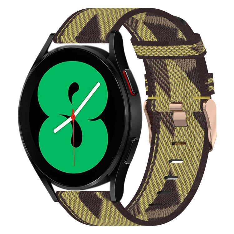 20mm 尼龍編織錶帶，適用於 Samsung Galaxy Watch5 40mm，Samsung Galaxy Watch5 44mm，Samsung Galaxy Watch5 Pro 45mm，Samsung Galaxy Watch4 40mm，Samsung Galaxy Watch4 44mm，Samsung Galaxy Watch4 Classic 46mm