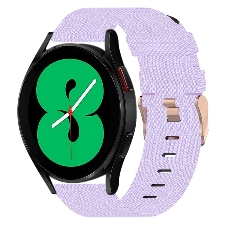 20mm 尼龍編織錶帶，適用於 Samsung Galaxy Watch5 40mm，Samsung Galaxy Watch5 44mm，Samsung Galaxy Watch5 Pro 45mm，Samsung Galaxy Watch4 40mm，Samsung Galaxy Watch4 44mm，Samsung Galaxy Watch4 Classic 46mm