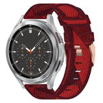 20mm 尼龍編織錶帶，適用於 Samsung Galaxy Watch5 40mm，Samsung Galaxy Watch5 44mm，Samsung Galaxy Watch5 Pro 45mm，Samsung Galaxy Watch4 40mm，Samsung Galaxy Watch4 44mm，Samsung Galaxy Watch4 Classic 46mm