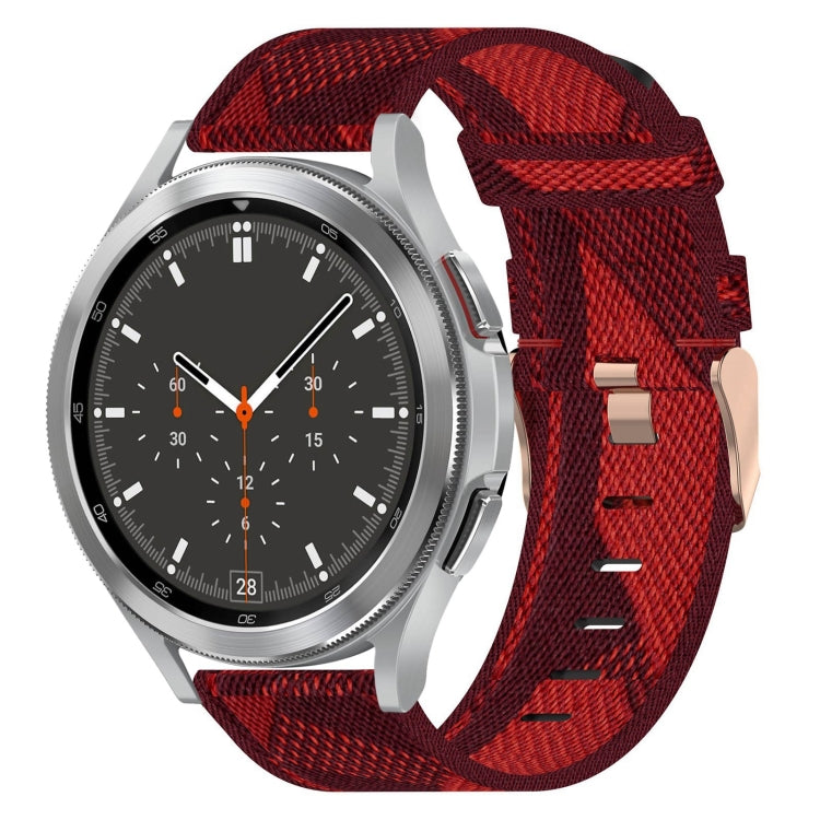 20mm 尼龍編織錶帶，適用於 Samsung Galaxy Watch5 40mm，Samsung Galaxy Watch5 44mm，Samsung Galaxy Watch5 Pro 45mm，Samsung Galaxy Watch4 40mm，Samsung Galaxy Watch4 44mm，Samsung Galaxy Watch4 Classic 46mm