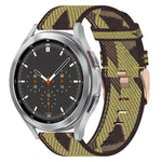 20mm 尼龍編織錶帶，適用於 Samsung Galaxy Watch5 40mm，Samsung Galaxy Watch5 44mm，Samsung Galaxy Watch5 Pro 45mm，Samsung Galaxy Watch4 40mm，Samsung Galaxy Watch4 44mm，Samsung Galaxy Watch4 Classic 46mm