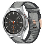 20mm 尼龍編織錶帶，適用於 Samsung Galaxy Watch5 40mm，Samsung Galaxy Watch5 44mm，Samsung Galaxy Watch5 Pro 45mm，Samsung Galaxy Watch4 40mm，Samsung Galaxy Watch4 44mm，Samsung Galaxy Watch4 Classic 46mm