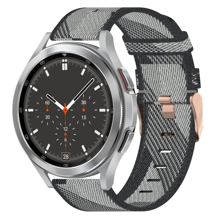 20mm 尼龍編織錶帶，適用於 Samsung Galaxy Watch5 40mm，Samsung Galaxy Watch5 44mm，Samsung Galaxy Watch5 Pro 45mm，Samsung Galaxy Watch4 40mm，Samsung Galaxy Watch4 44mm，Samsung Galaxy Watch4 Classic 46mm