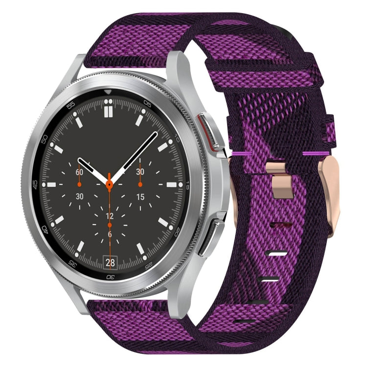 20mm 尼龍編織錶帶，適用於 Samsung Galaxy Watch5 40mm，Samsung Galaxy Watch5 44mm，Samsung Galaxy Watch5 Pro 45mm，Samsung Galaxy Watch4 40mm，Samsung Galaxy Watch4 44mm，Samsung Galaxy Watch4 Classic 46mm