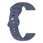 20mm 蝴蝶扣純色矽膠錶帶，適用於Samsung Galaxy Watch 4 44mm，適用於Samsung Galaxy Watch 4 Classic 46mm，適用於Samsung Galaxy Watch 4 Classic 42mm，適用於Samsung Galaxy Watch Active 2