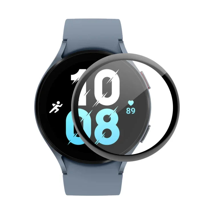 適用於 Samsung Galaxy Watch5 44mm ENKAY 3D 全覆蓋 PC + PMMA 高清螢幕保護膜，1 片裝，2 片裝，5 片裝，10 片裝