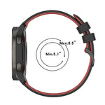 22mm 格子雙色矽膠錶帶，適用於 Samsung Galaxy Watch3 45mm，適用於 Samsung Galaxy Watch 46mm，適用於 Samsung Gear S3 Classic，適用於 Samsung Gear S3 Frontier