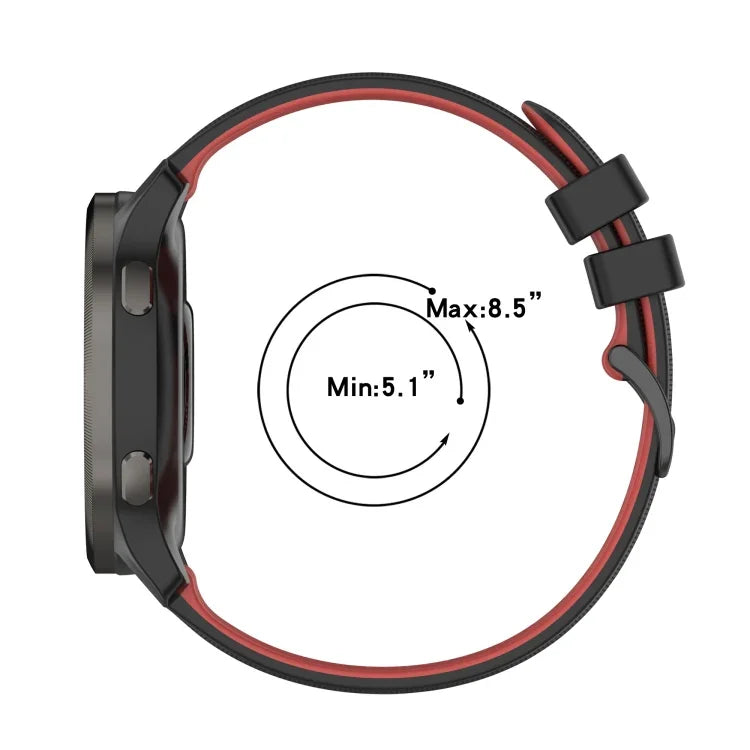 22mm 格子雙色矽膠錶帶，適用於 Samsung Galaxy Watch3 45mm，適用於 Samsung Galaxy Watch 46mm，適用於 Samsung Gear S3 Classic，適用於 Samsung Gear S3 Frontier