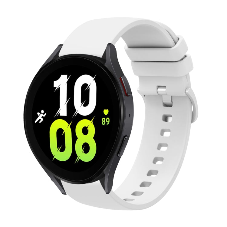 20mm 純色柔軟矽膠錶帶，適用於 Samsung Galaxy Watch5 40mm，適用於 Samsung Galaxy Watch 4 Classic 42mm，適用於 Samsung Galaxy Watch 4 Classic 46mm，適用於 Samsung Galaxy Watch3 41mm