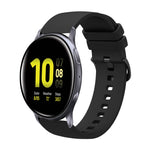 20mm 純色柔軟矽膠錶帶，適用於 Samsung Gear S2 Classic，適用於 Samsung Galaxy Watch Active 2 40mm