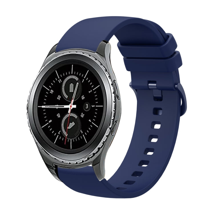 20mm 純色柔軟矽膠錶帶，適用於 Samsung Gear S2 Classic，適用於 Samsung Galaxy Watch Active 2 40mm