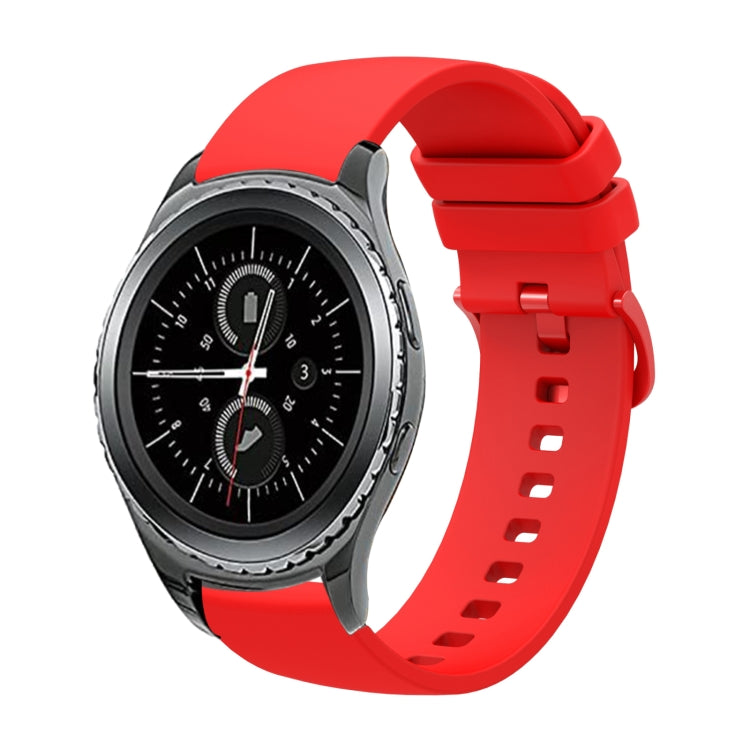 20mm 純色柔軟矽膠錶帶，適用於 Samsung Gear S2 Classic，適用於 Samsung Galaxy Watch Active 2 40mm