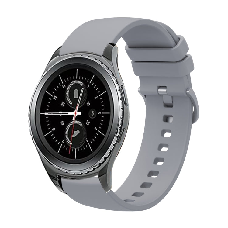 20mm 純色柔軟矽膠錶帶，適用於 Samsung Gear S2 Classic，適用於 Samsung Galaxy Watch Active 2 40mm