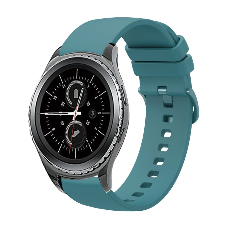 20mm 純色柔軟矽膠錶帶，適用於 Samsung Gear S2 Classic，適用於 Samsung Galaxy Watch Active 2 40mm