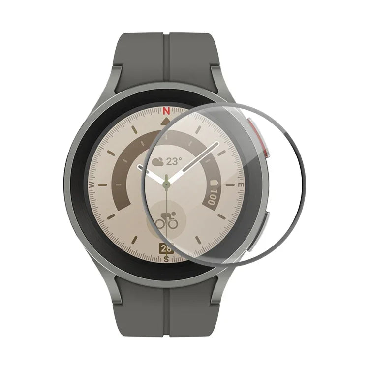 適用於 Samsung Galaxy Watch5 Pro 45mm ENKAY 3D 全覆蓋高清螢幕保護膜，1 片裝，2 片裝，5 片裝，10 片裝