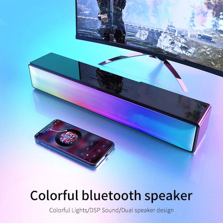 AEC BT601 RGB 燈光 HiFi 音響條藍牙音箱家庭劇院，BT601