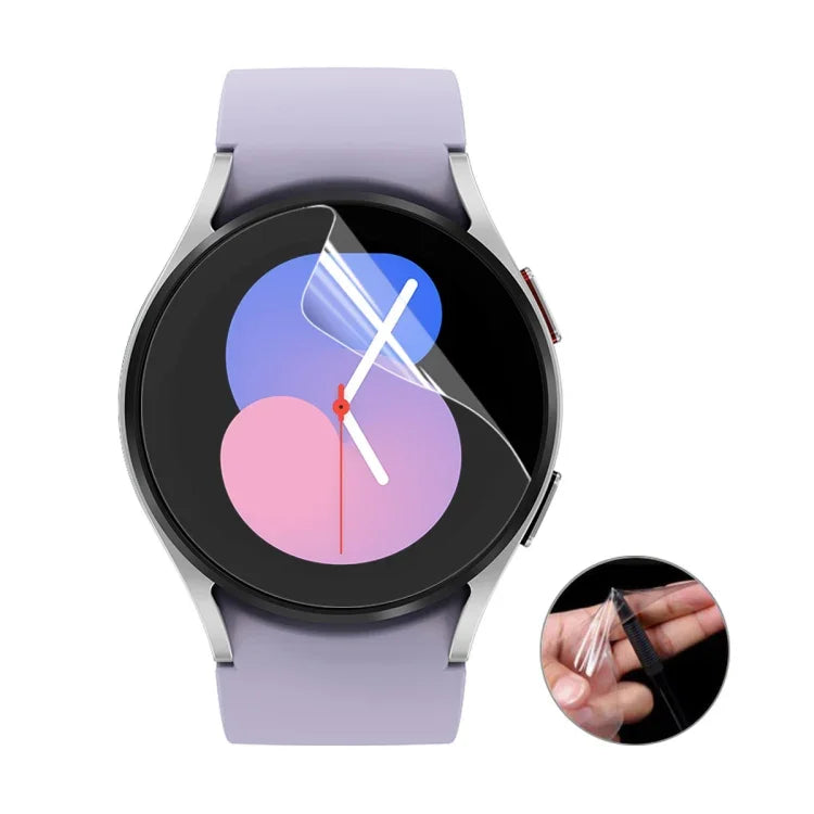適用於 Samsung Galaxy Watch5 40mm ENKAY Hat-Prince 全螢幕覆蓋 TPU 柔軟保護膜，1 片裝，2 片裝