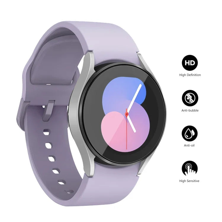 適用於 Samsung Galaxy Watch5 40mm ENKAY Hat-Prince 全螢幕覆蓋 TPU 柔軟保護膜，1 片裝，2 片裝
