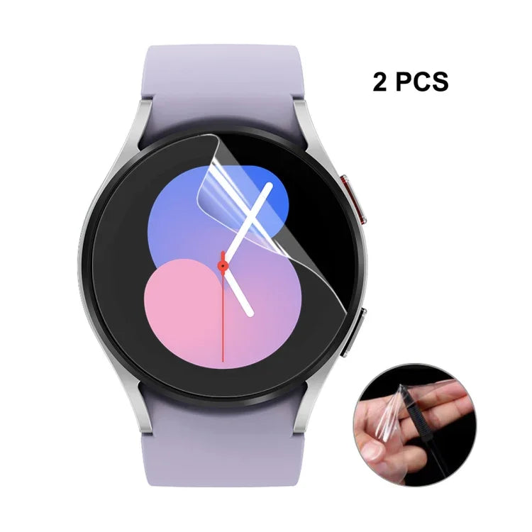適用於 Samsung Galaxy Watch5 40mm ENKAY Hat-Prince 全螢幕覆蓋 TPU 柔軟保護膜，1 片裝，2 片裝