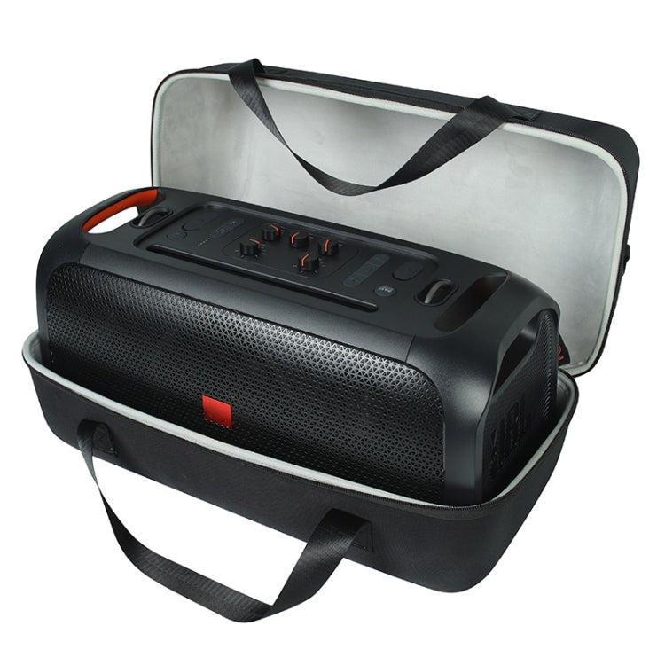 適用於 JBL Partybox On-The-Go 防震硬殼 EVA 收納包攜帶盒含麥克風袋，適用於 JBL Partybox On-The-Go 含麥克風袋