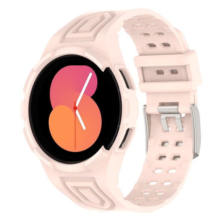 Armor 一體成型 TPU 雙針扣智能手錶錶帶，適用於 Samsung Galaxy Watch5 40mm，Samsung Galaxy Watch5 44mm，Samsung Galaxy Watch4 44mm