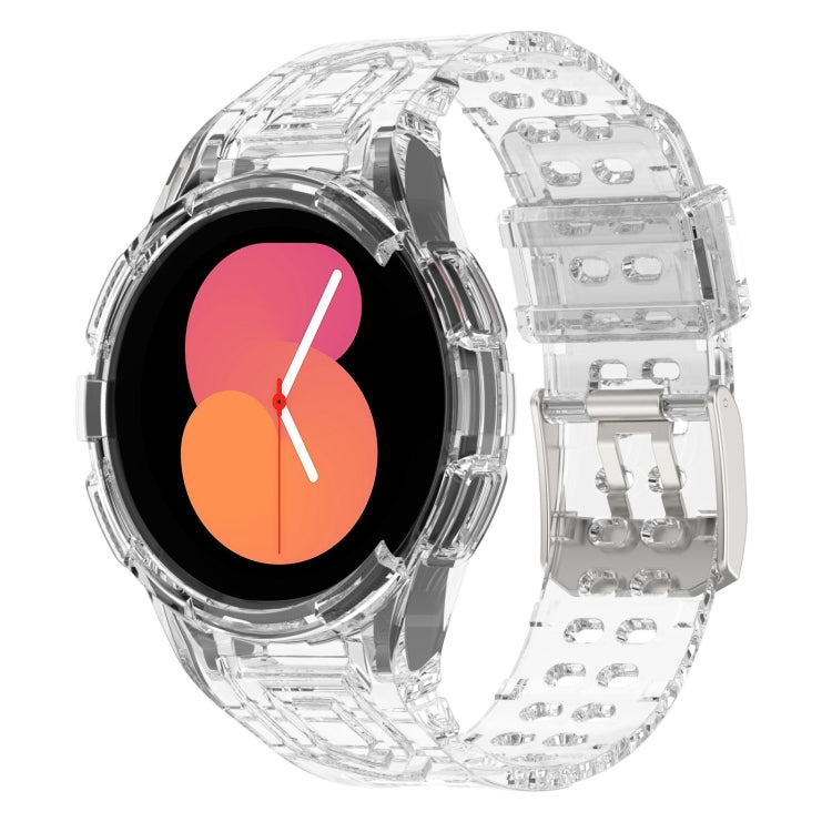 Armor 一體成型 TPU 雙針扣智能手錶錶帶，適用於 Samsung Galaxy Watch5 40mm，Samsung Galaxy Watch5 44mm，Samsung Galaxy Watch4 44mm