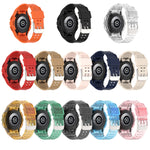 Armor 一體成型 TPU 雙針扣智能手錶錶帶，適用於 Samsung Galaxy Watch5 40mm，Samsung Galaxy Watch5 44mm，Samsung Galaxy Watch4 44mm