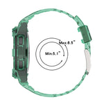 Armor 一體成型 TPU 雙針扣智能手錶錶帶，適用於 Samsung Galaxy Watch5 40mm，Samsung Galaxy Watch5 44mm，Samsung Galaxy Watch4 44mm