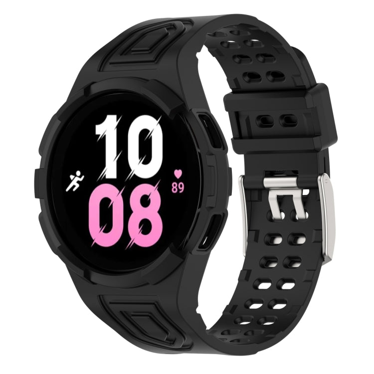 Armor 一體成型 TPU 雙針扣智能手錶錶帶，適用於 Samsung Galaxy Watch5 40mm，Samsung Galaxy Watch5 44mm，Samsung Galaxy Watch4 44mm