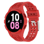 Armor 一體成型 TPU 雙針扣智能手錶錶帶，適用於 Samsung Galaxy Watch5 40mm，Samsung Galaxy Watch5 44mm，Samsung Galaxy Watch4 44mm