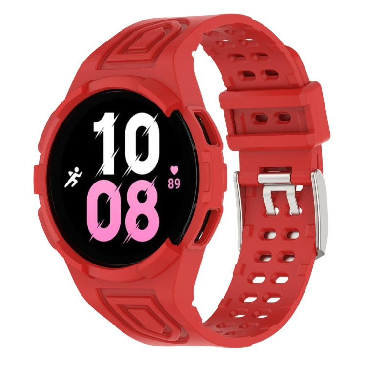 Armor 一體成型 TPU 雙針扣智能手錶錶帶，適用於 Samsung Galaxy Watch5 40mm，Samsung Galaxy Watch5 44mm，Samsung Galaxy Watch4 44mm