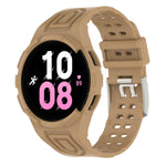 Armor 一體成型 TPU 雙針扣智能手錶錶帶，適用於 Samsung Galaxy Watch5 40mm，Samsung Galaxy Watch5 44mm，Samsung Galaxy Watch4 44mm