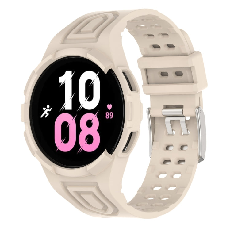 Armor 一體成型 TPU 雙針扣智能手錶錶帶，適用於 Samsung Galaxy Watch5 40mm，Samsung Galaxy Watch5 44mm，Samsung Galaxy Watch4 44mm
